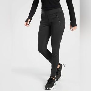 Athletes Peak Hybrid Fleece Tight Medium Black